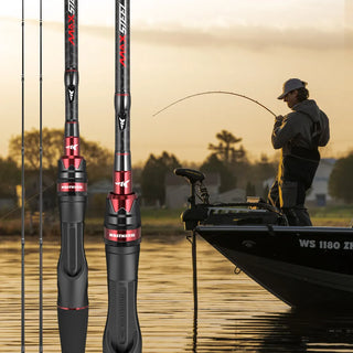 Steel Carbon Spinning & Casting Rod | Durable Fishing Rod for All Anglers