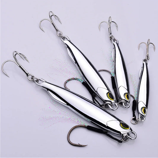 Electroplated Spoon Metal Jig Lure – 10g–80g – Snapper, Tuna, Spanish Mackerel, Bluebone, Cod, Whiting, Tailor – Shark Bay, Coral Coast
