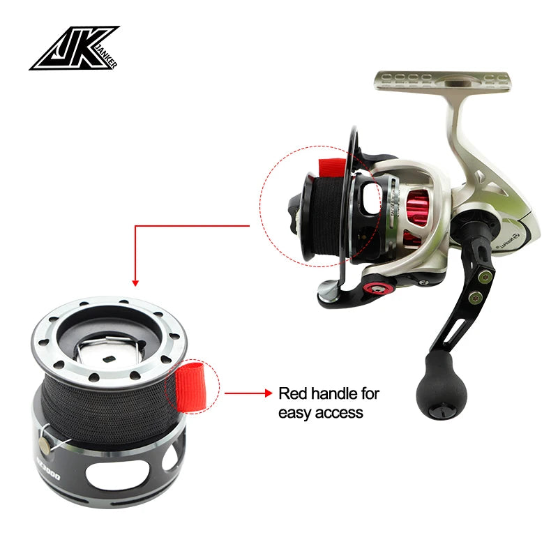 4pcs Black Elastic Fishing Spool Belt – Reel Protection & Line Holders