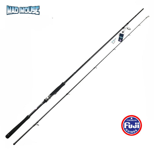 MAD MOUSE 2022 Fuji High Carbon Jigging & Spinning Rod – 2.4/2.7/2.9m – Snapper, Tuna, Spanish Mackerel, Bluebone, Cod – Shark Bay, Coral Coast