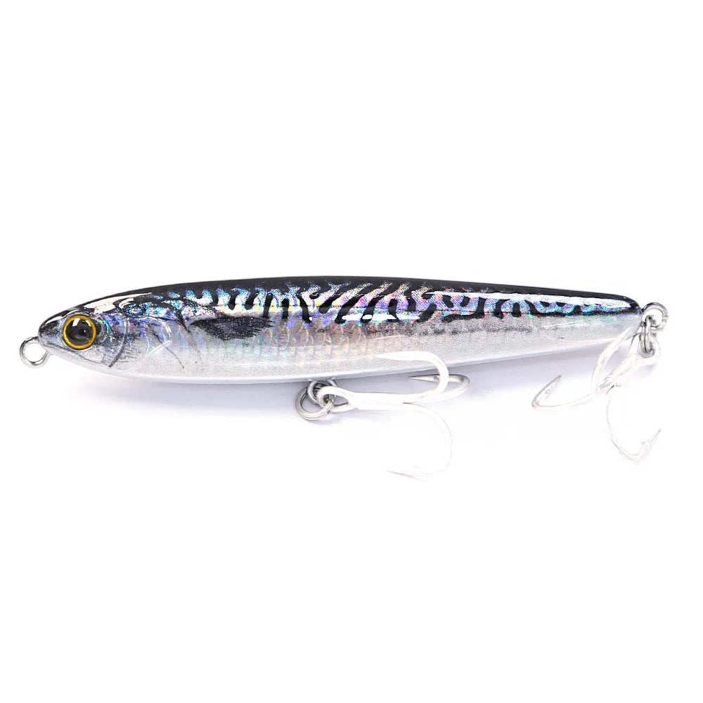 Sinking Pencil Fishing Lure – Weighted Silicone Swimbait, Treble Hook Wobbler, Jerkbait | Shark Bay, Coral Coast, Snapper, Tuna, Spanish Mackerel, Bluebone, Cod