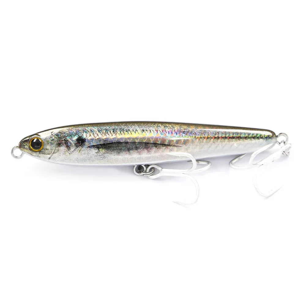 Sinking Pencil Fishing Lure – Weighted Silicone Swimbait, Treble Hook Wobbler, Jerkbait | Shark Bay, Coral Coast, Snapper, Tuna, Spanish Mackerel, Bluebone, Cod