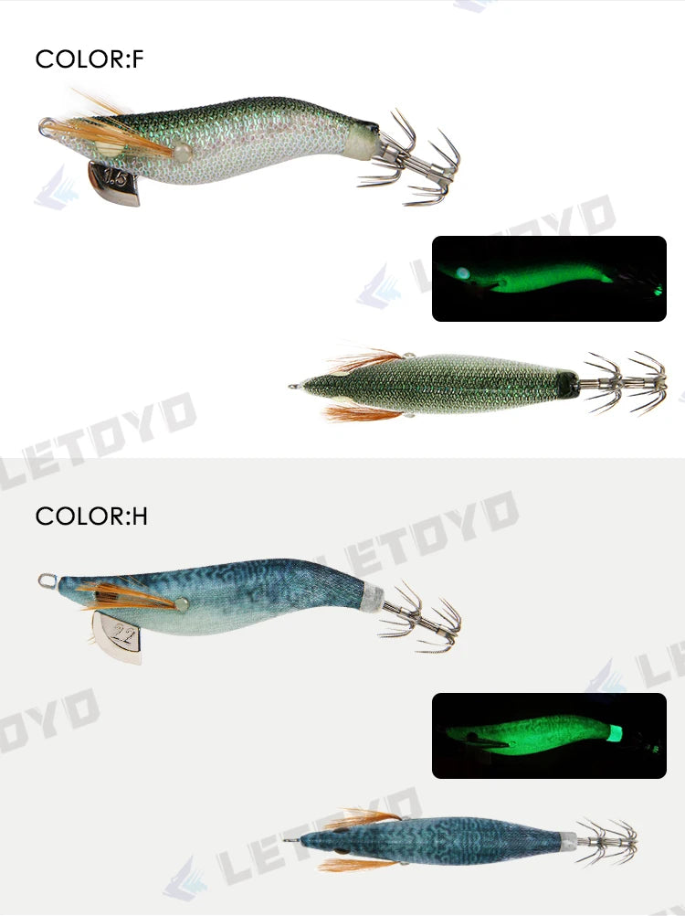 MINI Squid Fishing Lure – EGI Jig 1.5#/1.8#/2.2#, 3.7g-7g