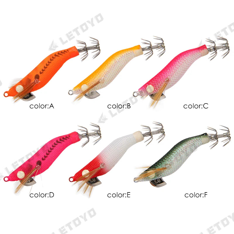 MINI Squid Fishing Lure – EGI Jig 1.5#/1.8#/2.2#, 3.7g-7g