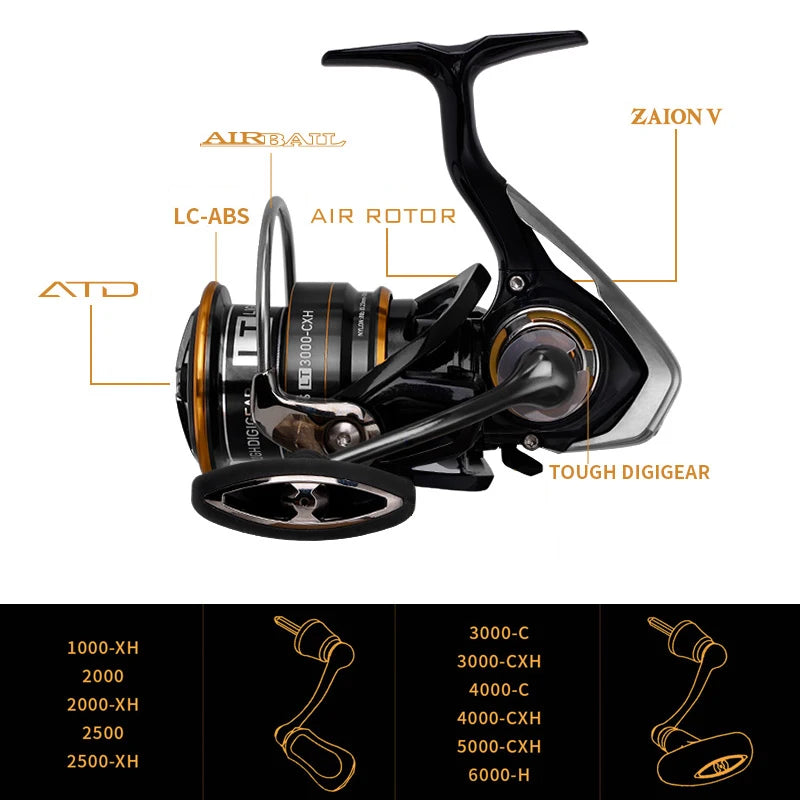 2021 DAIWA LEGALIS CS LT Fishing Reel – 2000/2500/3000C/4000C, 5-12KG Power