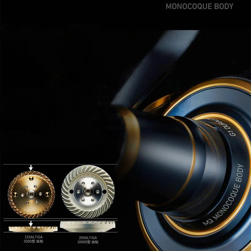 DAIWA SALTIGA 2020 Saltwater Spinning Reels – 8000P, 10000H, 14000XH, 20000H