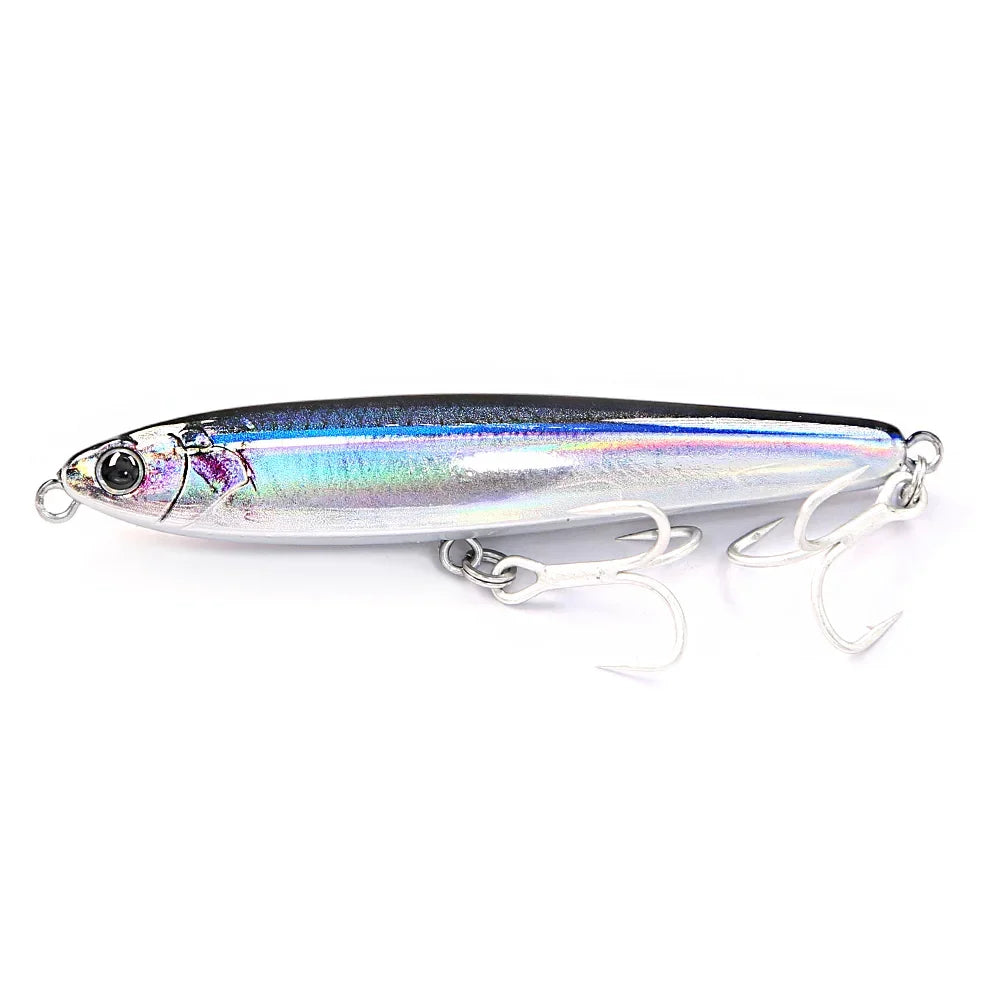 Sinking Pencil Fishing Lure – Weighted Silicone Swimbait, Treble Hook Wobbler, Jerkbait | Shark Bay, Coral Coast, Snapper, Tuna, Spanish Mackerel, Bluebone, Cod