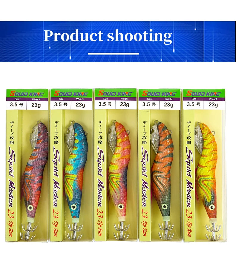 Luminous Squid Bait Squid Hook –  Silicone Octopus Jig Fishing Lures