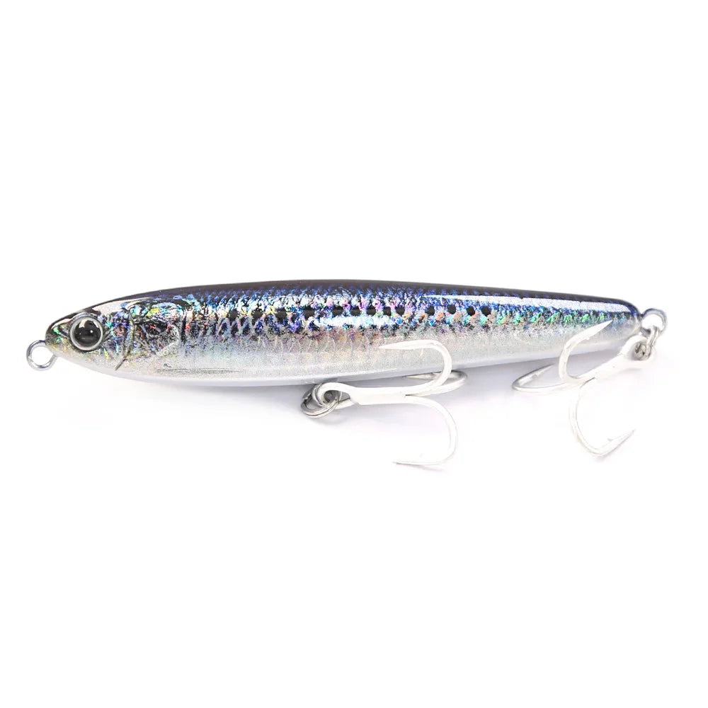 Sinking Pencil Fishing Lure – Weighted Silicone Swimbait, Treble Hook Wobbler, Jerkbait | Shark Bay, Coral Coast, Snapper, Tuna, Spanish Mackerel, Bluebone, Cod