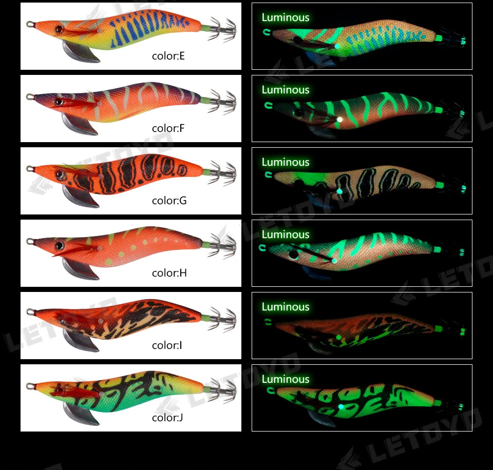 Foam Solid Luminous Squid Jig 3.5#
