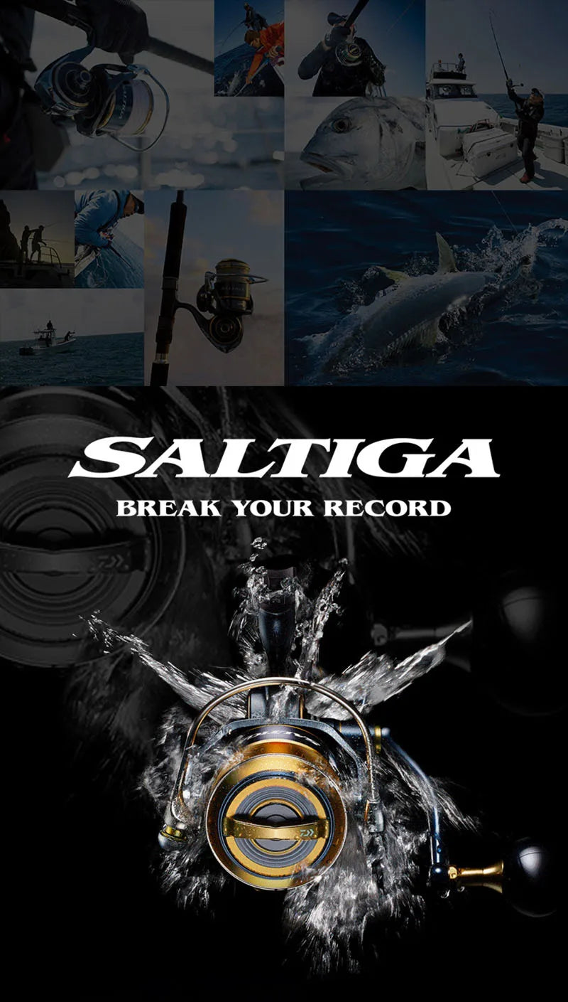 DAIWA SALTIGA 2020 Saltwater Spinning Reels – 8000P, 10000H, 14000XH, 20000H