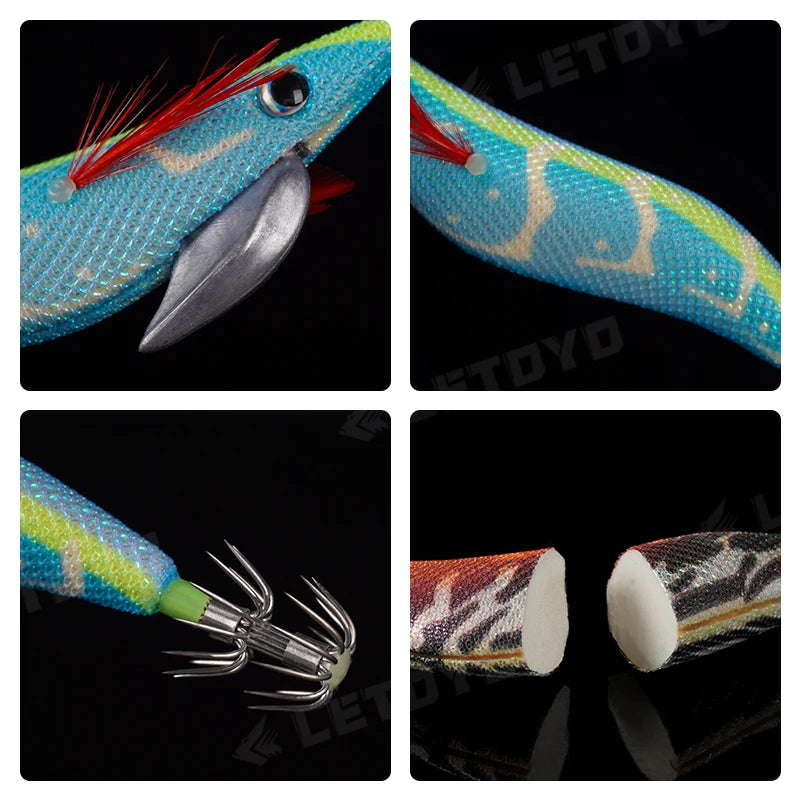 Foam Solid Luminous Squid Jig 3.5#