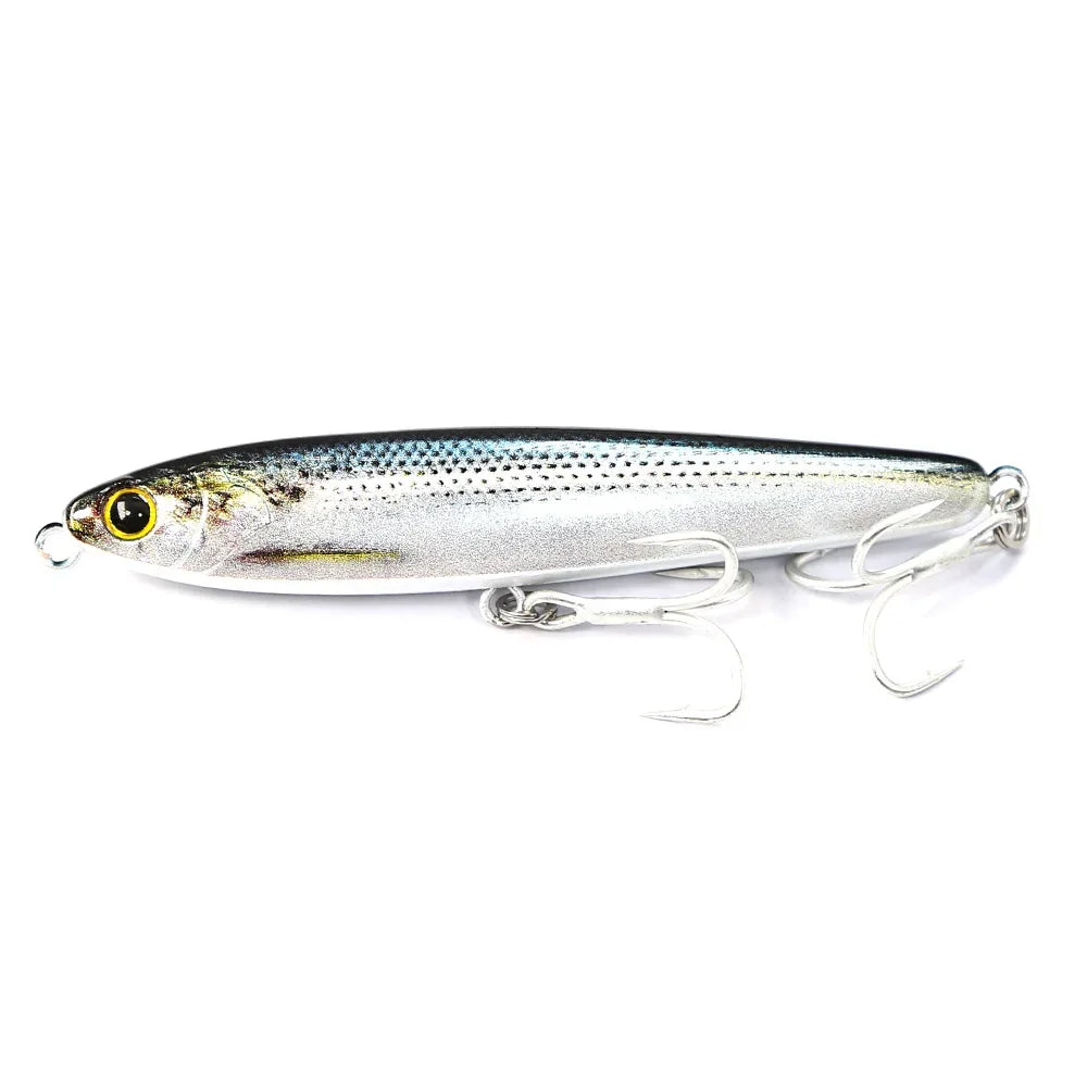 Sinking Pencil Fishing Lure – Weighted Silicone Swimbait, Treble Hook Wobbler, Jerkbait | Shark Bay, Coral Coast, Snapper, Tuna, Spanish Mackerel, Bluebone, Cod