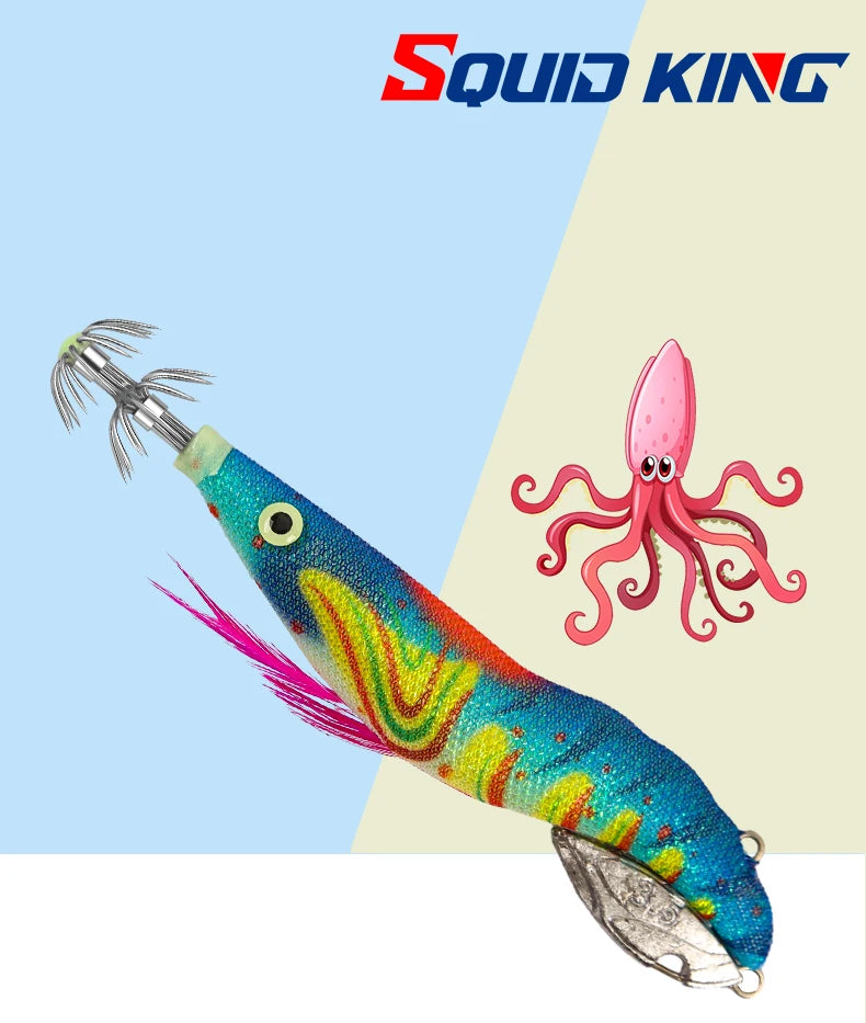 Luminous Squid Bait Squid Hook –  Silicone Octopus Jig Fishing Lures