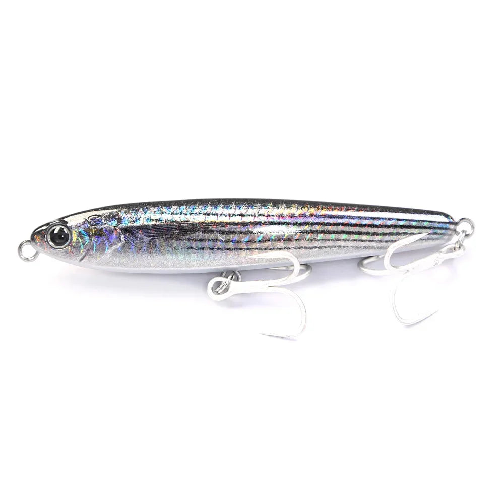 Sinking Pencil Fishing Lure – Weighted Silicone Swimbait, Treble Hook Wobbler, Jerkbait | Shark Bay, Coral Coast, Snapper, Tuna, Spanish Mackerel, Bluebone, Cod