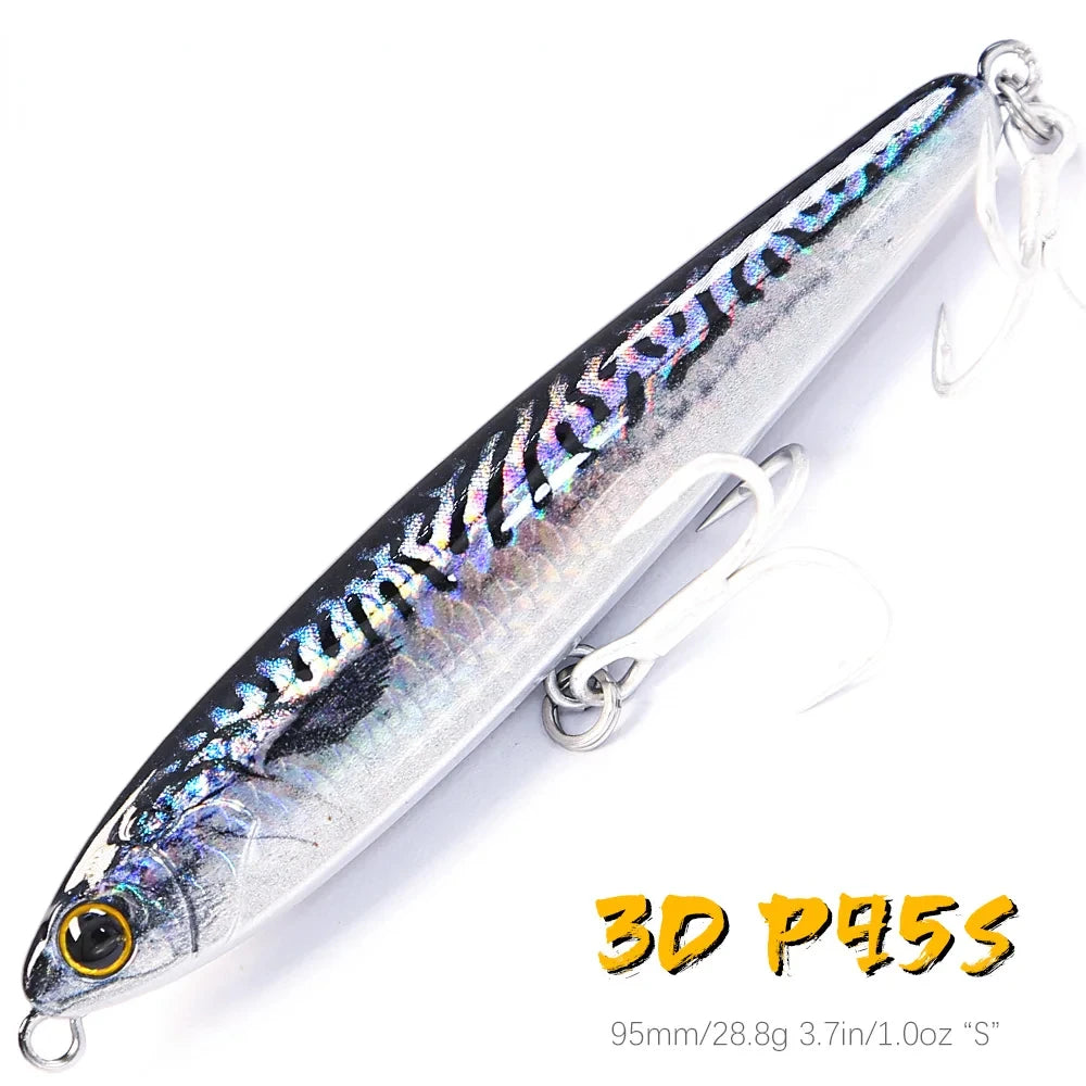 Sinking Pencil Fishing Lure – Swimbait/Jerkbait – Snapper, Tuna, Spanish Mackerel, Bluebone, Cod – Shark Bay, Coral Coast